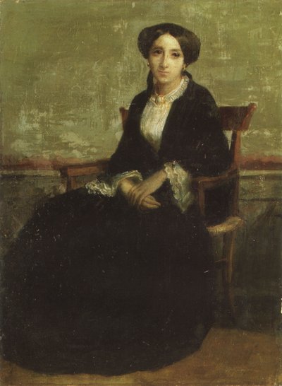 A Portrait of Geneviève Bouguereau by William Adolphe Bouguereau